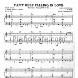 Ноты Chris Isaak - Can't help falling in love