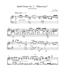 Ноты Jerry Martin - Bittersweet (Build theme No. 2) - предпросмотр