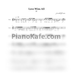 Ноты IU - Love wins all (Вокальная партия)