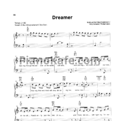 Ноты Ozzy Osbourne - Dreamer (Piano solo) - предпросмотр