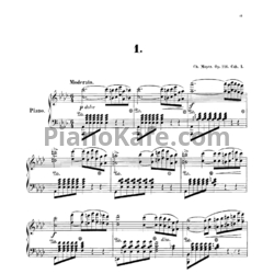 Ноты Ш. Майер - Мелодический этюд (Op. 216, №1) - предпросмотр