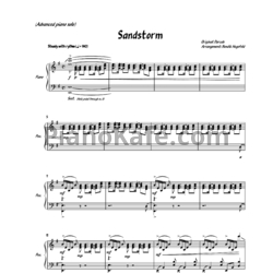 Ноты Darude - Sandstorm