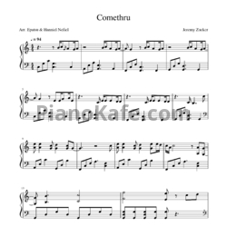 Ноты Jeremy Zucker - Comethru