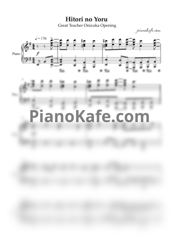 Ноты Max Richter Piece - Dinner & the ship of sreams (Piano cover) - PianoKafe.com