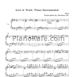 Ноты Yui Makino - Love and truth