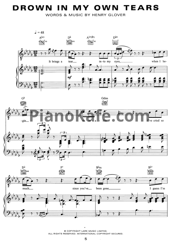 Ноты Ray Charles - The piano transcriptions (Книга нот) - PianoKafe.com