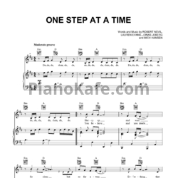 Ноты Jordin Sparks - One step at a time - предпросмотр