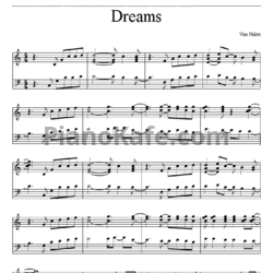 Ноты Van Halen - Dreams - предпросмотр