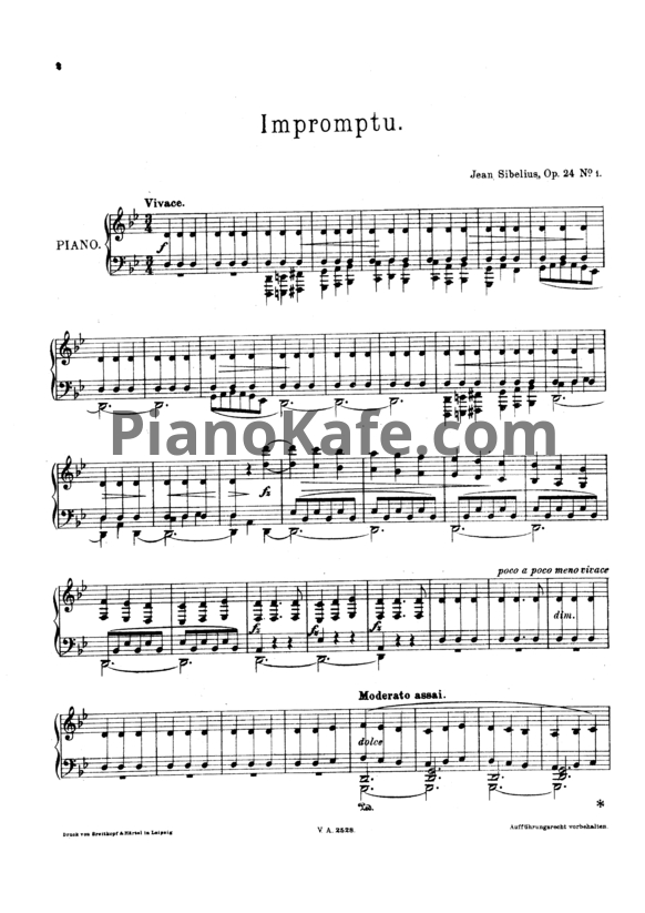 Ноты Ян Сибелиус - 10 пьес для фортепиано (Op. 24) - PianoKafe.com