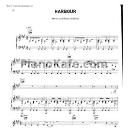 Ноты Moby - Harbour - предпросмотр