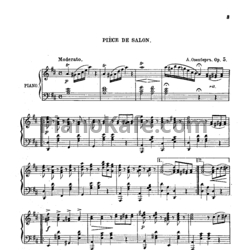 Ноты А. Овенберг - Весна идёт, любовь несёт (Op. 5) - предпросмотр