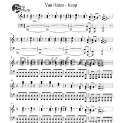 Ноты Van Halen - Jump