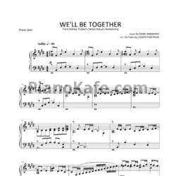 Ноты Ashley Tisdale - We'll be together - предпросмотр