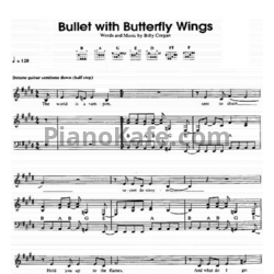 Ноты Smashing Pumpkins - Bullet with Butterfly Wings - предпросмотр