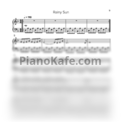 Ноты Daria Shakhova - Rainy sun - предпросмотр