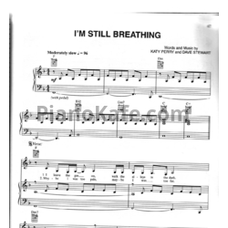 Ноты Katy Perry - I'm still breathing