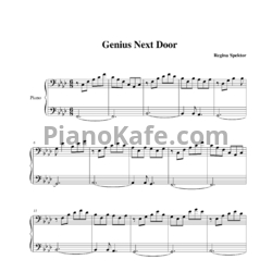 Ноты Regina Spektor - Genius next door - предпросмотр