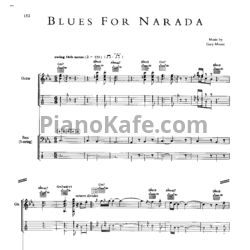 Ноты Gary Moore - Blues for Narada (Guitar, Bass) - предпросмотр