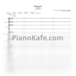 Ноты Sabaton - Bismarck (Партитура)