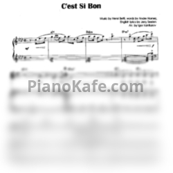 Ноты Henri Betti - Oh c'est si bon - предпросмотр