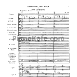 Ноты Сергей Прокофьев - Симфония №3 (Op. 100) - предпросмотр