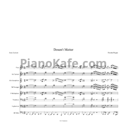 Ноты Janet Jackson - Doesn't matter (Партитура)