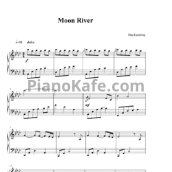 Ноты The Daydream - Moon river - предпросмотр