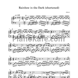 Ноты Dio - Rainbow in the dark