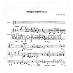 Ноты Дмитрий Явтухович - Adagio spirituoso