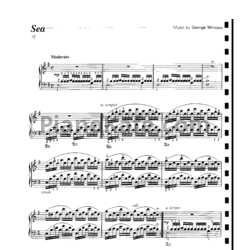 Ноты George Winston - Sea - предпросмотр