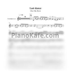 Ноты One OK Rock - Last dance - предпросмотр