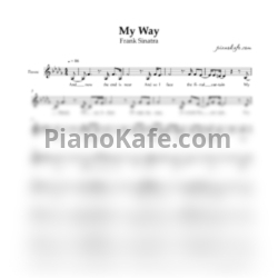 Ноты Frank Sinatra - My way (Вокальная партия) ля-бемоль минор - предпросмотр