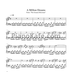 Ноты Ziv Zaifman, Hugh Jackman & Michelle Williams - A million dreams - предпросмотр