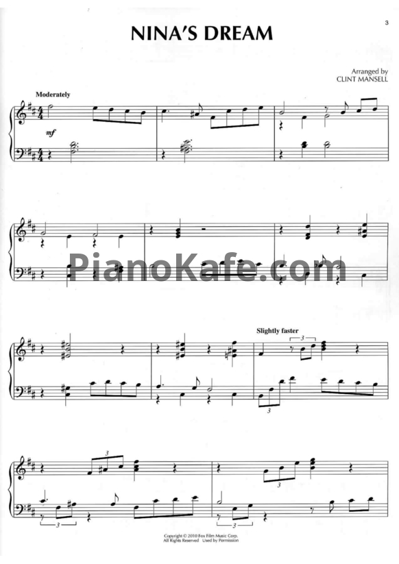 Ноты Clint Mansell - Black swan (Книга нот) - PianoKafe.com