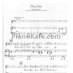 Ноты The Eagles - Those shoes - предпросмотр