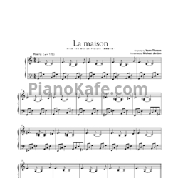 Ноты Yann Tiersen - La maison - предпросмотр