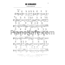 Ноты Adriano Celentano - Mi domando - предпросмотр