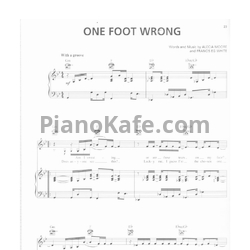 Ноты Pink - One foot wrong - предпросмотр