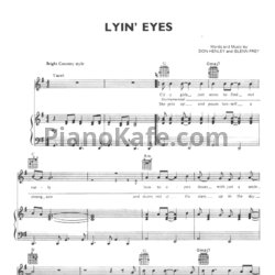 Ноты The Eagles - Lyin' eyes - предпросмотр