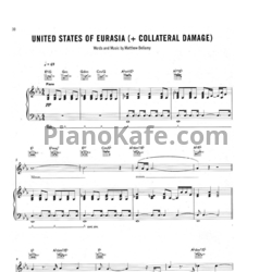 Ноты Muse - United States of Eurasia - предпросмотр