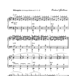 Ноты Richard Galliano - Milonguita