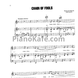 Ноты Aretha Franklin - Chain of fools (Версия 2) - предпросмотр