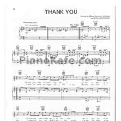 Ноты Dido - Thank you - предпросмотр