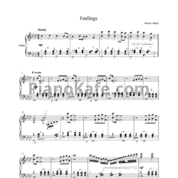 Ноты Morris Albert - Feelings (для баяна) - предпросмотр