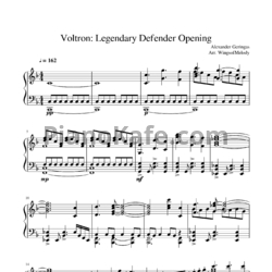 Ноты Brian Parkhurst - Voltron: Legendary Defender opening theme