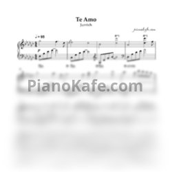 Ноты Jurrivh - Te Amo (Piano cover) - предпросмотр