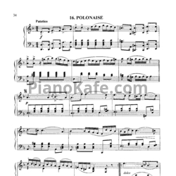 Ноты Михаил Огинский - Полонез №16 ре минор "Патетический" - предпросмотр