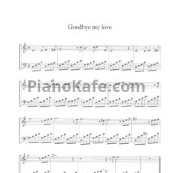 Ноты Ho Lee - Goodbye my love