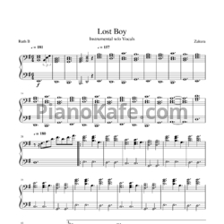 Ноты Ruth B. - Lost boy - предпросмотр