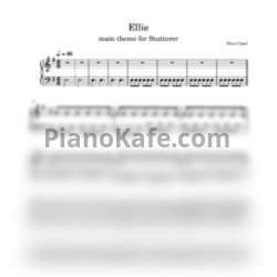 Ноты Nico Casal - Ellie (Main theme for Stutterer)